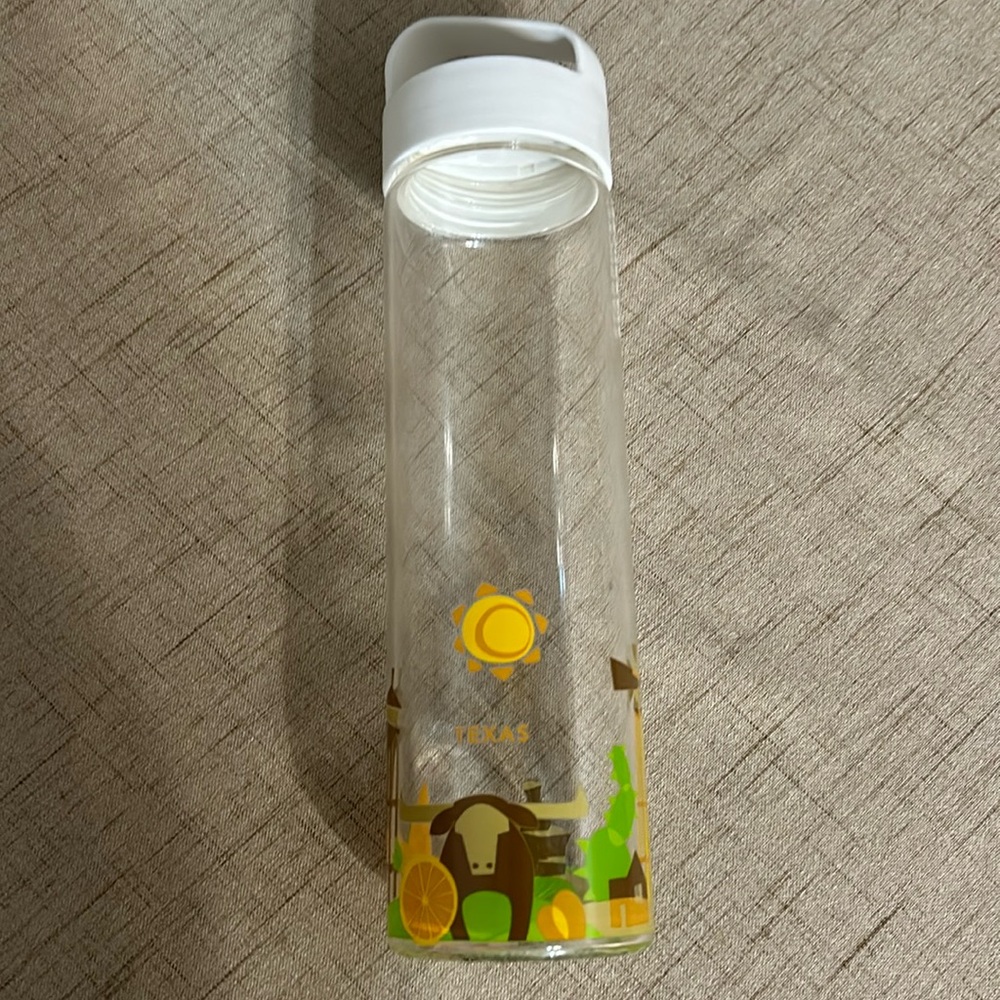 Starbucks You are Here Collection, glass Water bottle
